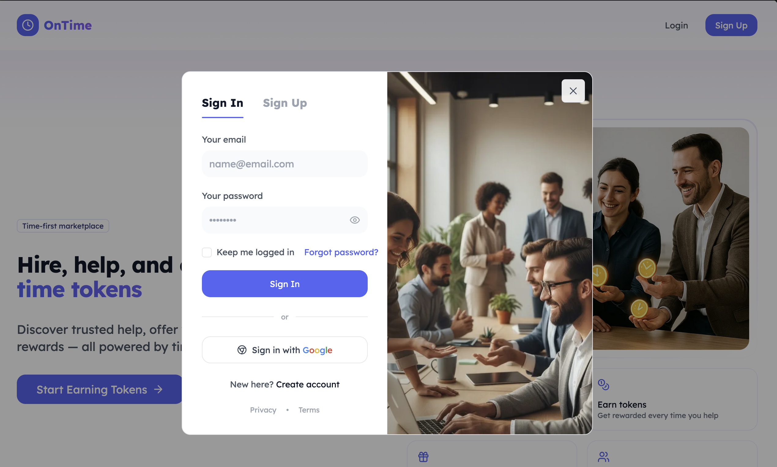 OnTime Web Application (Senior Project 1)